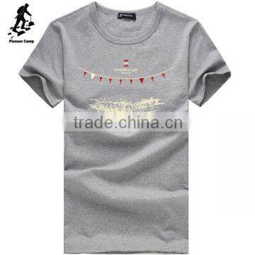 High quality custom apparel manufacturers round collar customized design t- shirt