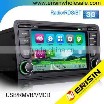 Erisin ES7683A 7" Touch Screen Audio Car GPS Navigation for A3 RNSE-PU