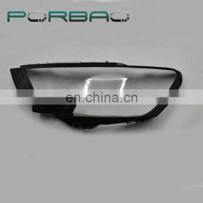 PORBAO Black Border Transparent Headlight Lens Cover for A3 16-19 Year photo-3