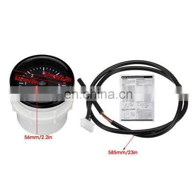 Universal 52mm 12V Car Tachometer 0-6000 RPM (On Dash) White Electrical Auto Tachometer Gauge For Diesel Motor Engine photo-4