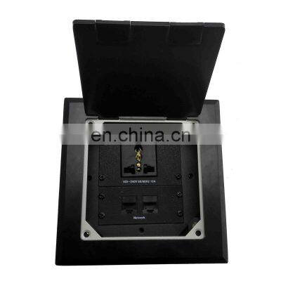 Stage electrical Floor power Stainless Steel Outlet Box