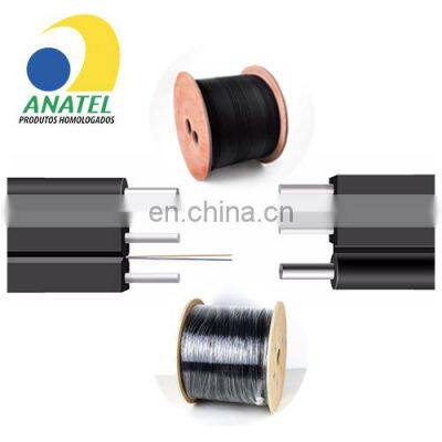 FTTH Indoor Outdoor 1 Core LSZH Steel Wire G657 Drop Cable for SC LC FC Apc Patch Cord Connector 1000m 2000m Price photo-5