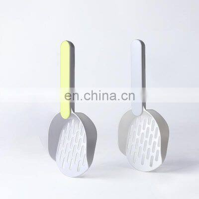 Manufacturer 2021 New Arrival Stylish Long Handle Plastic Cat Litter Sifter Scoop System