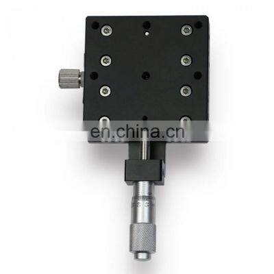 LX60-C X-Axis 60*60mm Manual Displacement Platform Linear Stage High Precision Sliding Table photo-2
