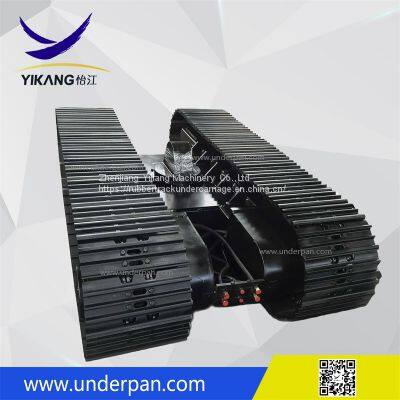 Custom 60 Tons Crawler Mobile Crusher Chassis Steel Track Undercarriage for Heavy Machinery From China photo-5