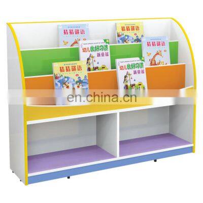 Jingqi Wooden Children Daycare Book Shelf/kids Book Shelf/girl Boy Labirary Furniture photo-5