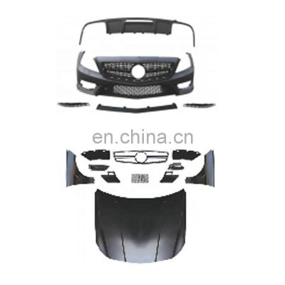 Bodykit for Mercedes Benz GLS W217 modified GLS63 AMG bodykit bumper grille diffuser rear lip 2011-2014