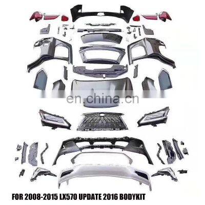 High Quality Car Accessories For LX570 2009-2015 Change To 2018 LX570 Body Kits