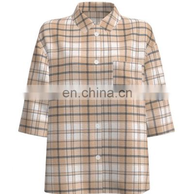 New Arrival  Fashion  Crepe  Check Design