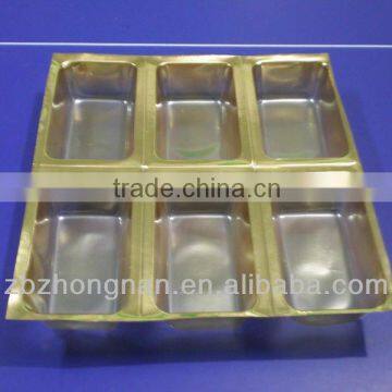 Metalized light golden PVC film