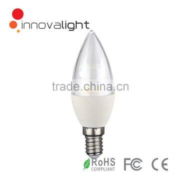 INNOVALIGHT Nice Design 5W TRAPARENT LED Candle Bulb Light