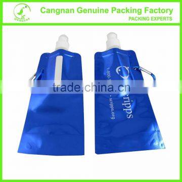 BEST GIFT!!!480ml promotional plastic folding water bottle