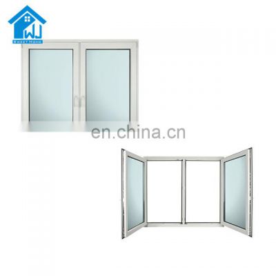 Weijia factory price impact windows /thermal break aluminium casement window/french window with stainless steel security screen