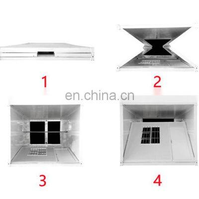 Mobile 20ft Foldable Container House Prefab Kiosk Booth Workshop Container 40ft Home Container For Sale