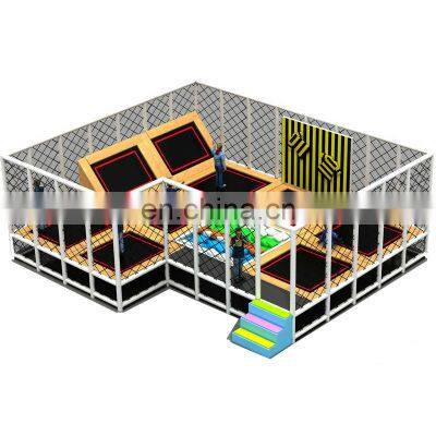 Baiqi factory price wholesale cheap children kids indoor trampoline for sale