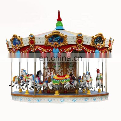 Amusement park commerical use cheap 12 seats carousel for sale