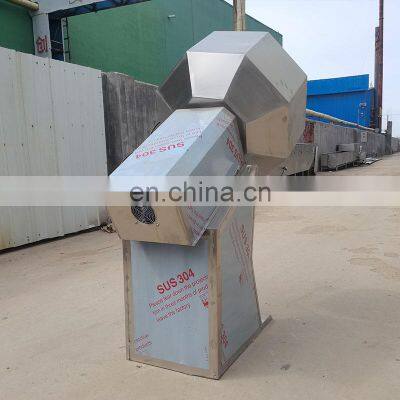 French Fries Continuous Drum Seasoning Machine Two Heads Mixed Drum And Seasoning Machine photo-3