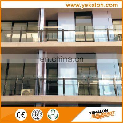 Hot Selling Good Quality Classic Design Semi Frameless Modern Durable Aluminium Glass Terrace Railing Designs photo-4