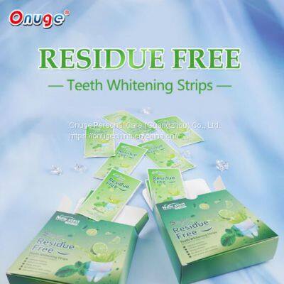 Lime Flavor Gel Residue Free Teeth Whitening Strips photo-3