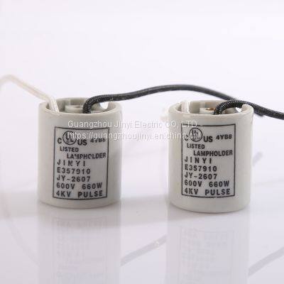 Clip on Book Light E26 Socket Hot Sale Lamp Socket 4KV Pulse Ceramic Lamp Base Light Part E26 Lamp Holder photo-2