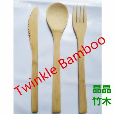 Bamboo wooden cutlery,bamboo spoon,bamboo fork,bamboo knife set