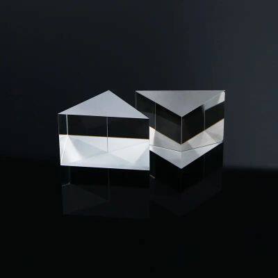 High Precision Dichroic Optical Glass Prism, Right Angle Beam Splitter Lens