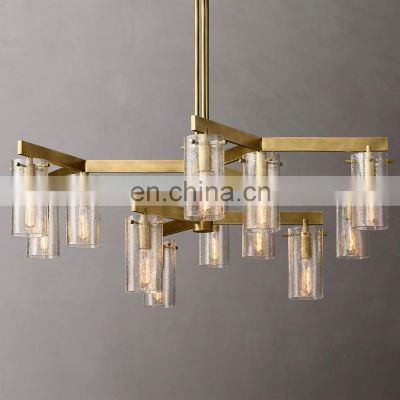 Indoor Luxury Chandelier Lighting Modern Creative Art Decor Transparent Glass Minimalist Chandelier