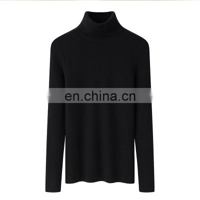 Manufacturer's Women's Casual Turtleneck Knit 16GG Sweater Custom Slim Fit Cashmere Pullover Front Back Logo Solid Winter Thin