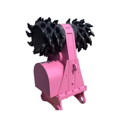 Low vibration mini excavator drum cutter multifunctional low noise high efficiency excavator milling