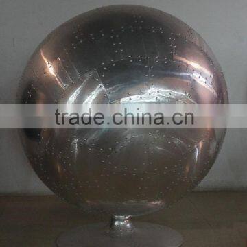 Replica Relaxing Fiberglass Material Fabric/PU Eero Aarnio Chair ,high Density Foam Eero Chair With Aluminum Alloy Epidermis photo-4