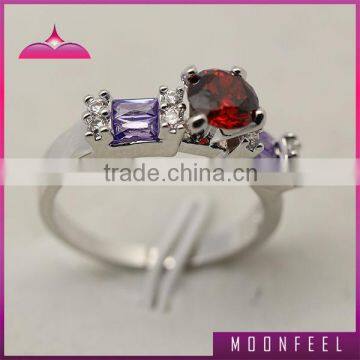 925 silver zircon stone ring for wedding