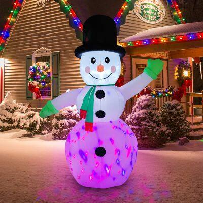 Christmas Blow up With Snowman Inflatable Holiday Inflatable Decor photo-5