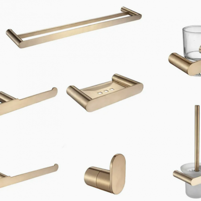 China Bathroom Hardware Stainless Steel Bathroom Accessories Set Towel Holder