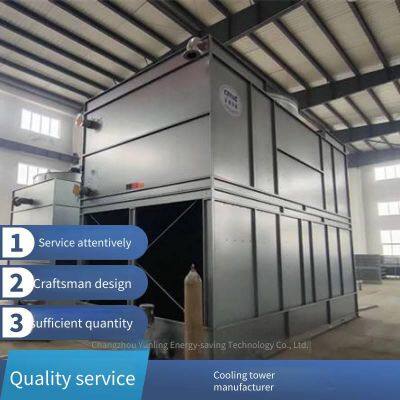 Закрытая охлаждающая башня 200т низкотемпературного антифризного типа, специальное закрытое охлаждающее оборудование для гидравлического масла/заправочной жидкости photo-3