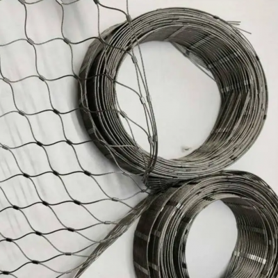 Stainless Steel Wire Rope Mesh Architectural Decorative Mesh Custom Size OEM ODM Service photo-3