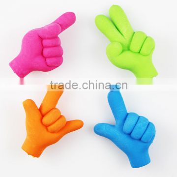 Finger Eraser Pencil eraser Creative cartoon gesture rubber 3D Weight 0.01kg/pc specification 4.8*4.1*1.8cm factory made