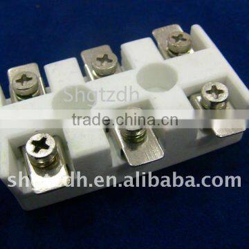 Ceramic terminal block connector
