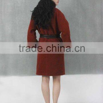 2015 Fashion Outdoor Fashion Winter Women Long Cotton Coat Wool Coats Wholesale for Women photo-2