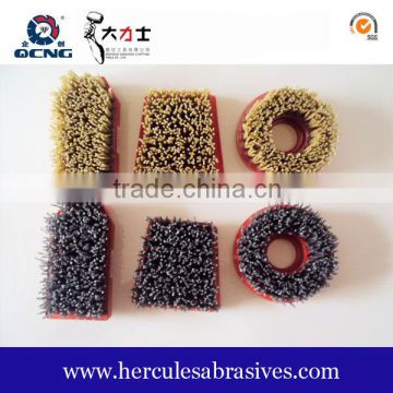 diamond round steel brush