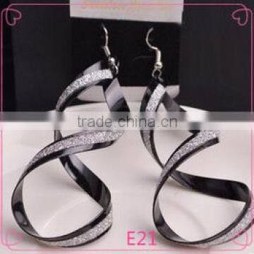 Beautiful Earring Designs For Women Personalized Design Long Spiral Shaped Cute Girl Fashion earrings