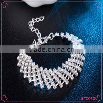 Exaggerated Ultra Wide Diamond Bracelet The Bride Bracelet