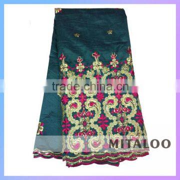 Mitaloo Fashion New George Lace Fabric Designs For Sale Party Dress MGP0035