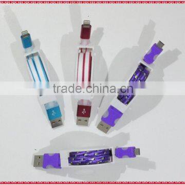 OEM Color Standard USB Charger Cable For Iphone for Samsung photo-5