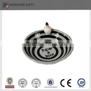 halloween decoration ceramic round bowl