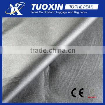 silver taffeta fabric /silver coated blackout fabric