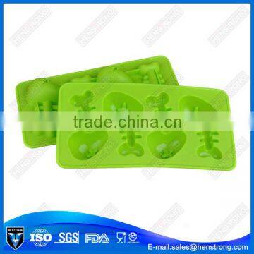 Novelty Fishbone Shape Silicone Ice Cube Tray