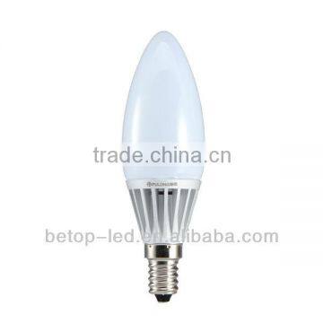 500Lm led light bulb 80CRI 220v 5w e14 led candle bulb light