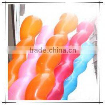 2014 hot sale high quality made in China latex spiral balloons