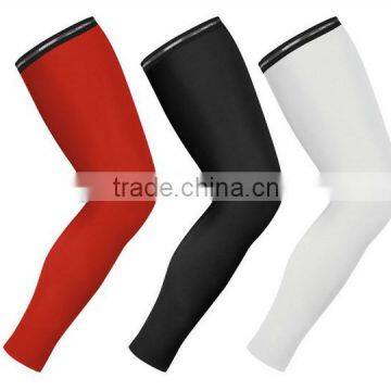 black compression bicycle leg warmer