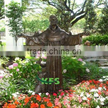 Bronze religious statue of Jesus Christ